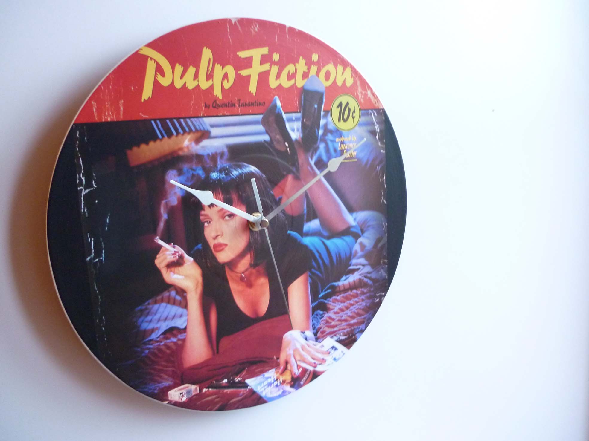 Pulp Fiction Collection (1994) 12″ Vinyl Record Wall Clock The