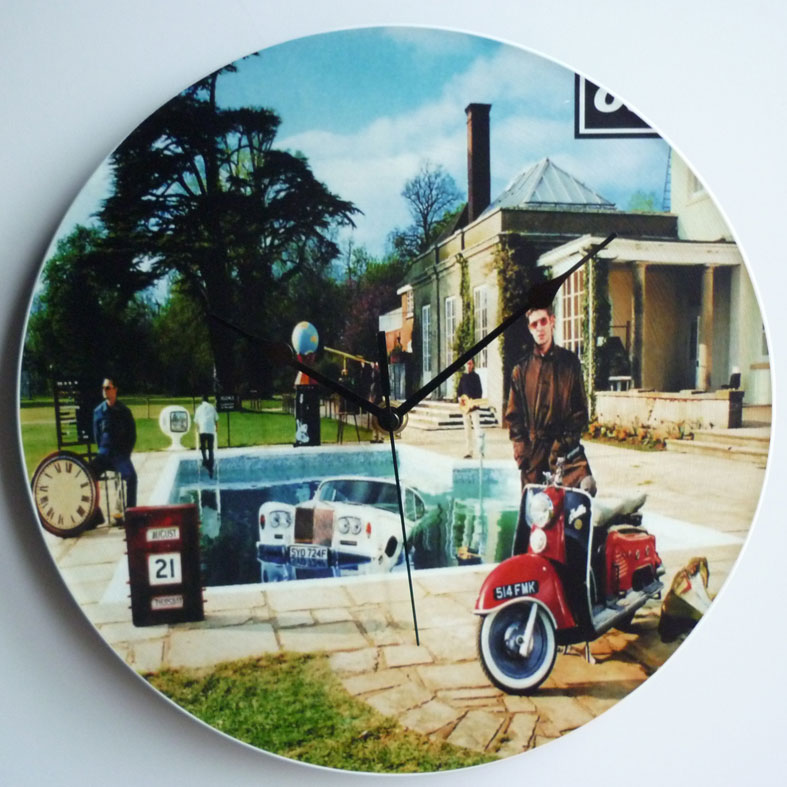 Oasis – Be Here Now CD Art – 12″ LP Vinyl Record Wall Clock | The
