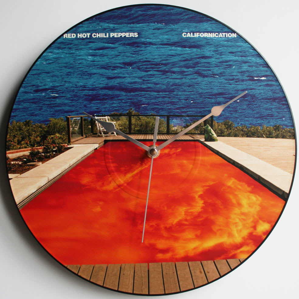 Red Hot Chili Peppers – Californication (1999) – 12″ Vinyl Record Wall  Clock